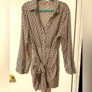 FreePeople blouse mini dress